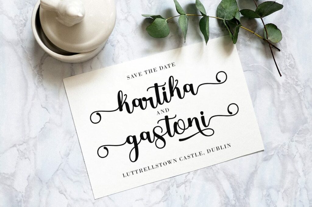 Hatina - Modern Calligraphy Font Poster 5