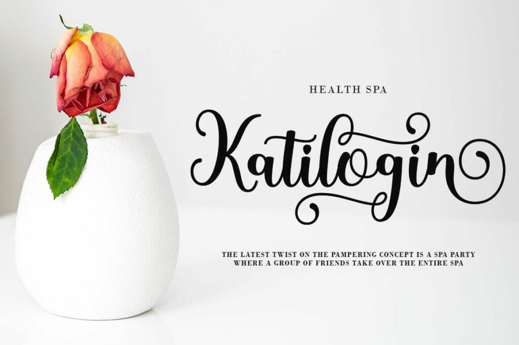 Hatina - Modern Calligraphy Font Poster 6