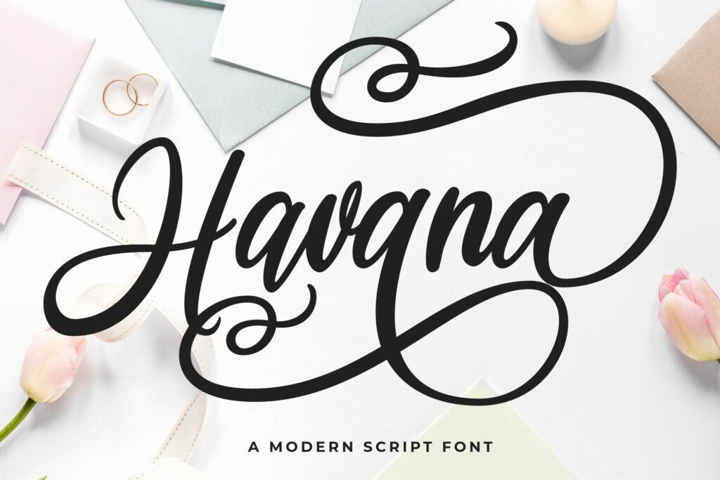 Havana - a Modern Script Poster 8