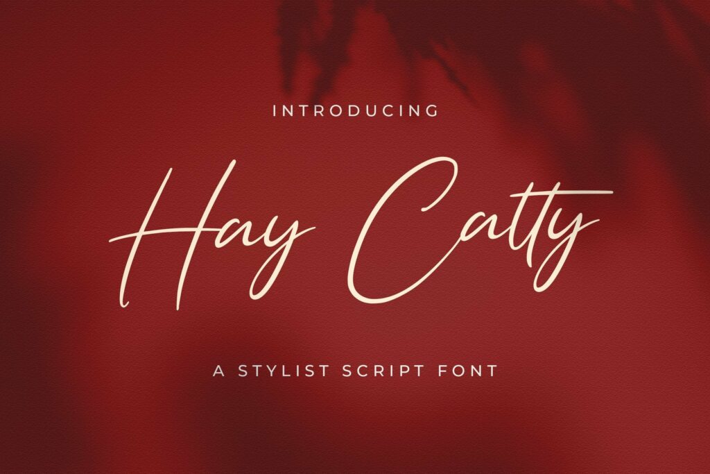 Hay Catty - Handwritten Font Poster 2