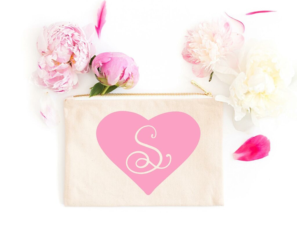 Heartly Monogram Font Poster 2