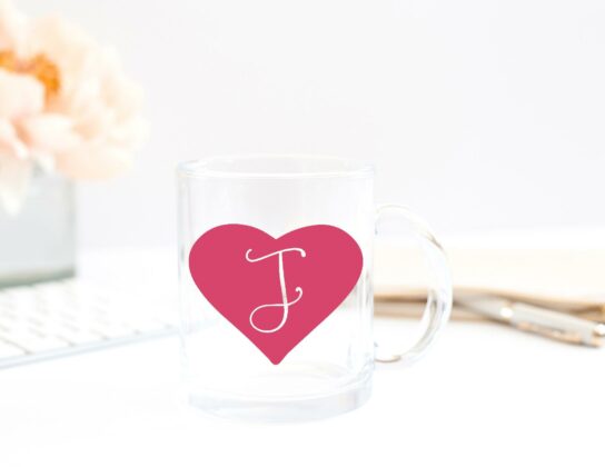 Heartly Monogram Font Poster 6