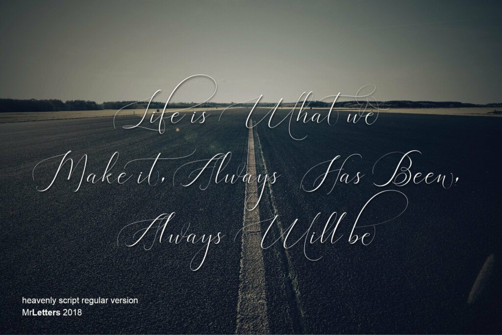 Heavenly Script Poster 2