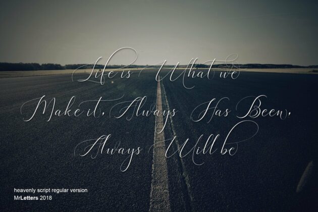 Heavenly Script Poster 2