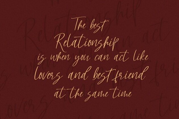 Hellena - Handwritten Script Font Poster 5