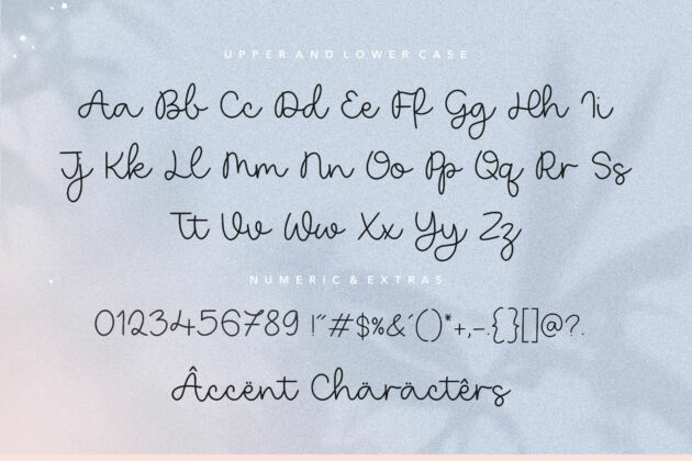 Heritage Monoline Calligraphy Font Poster 1