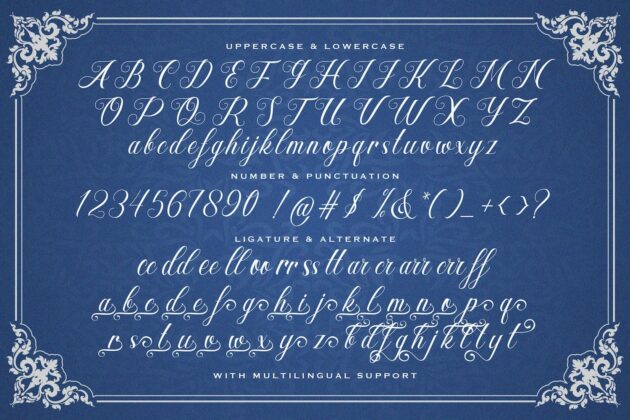 Hesty Aqaky - Modern Script Font Poster 2