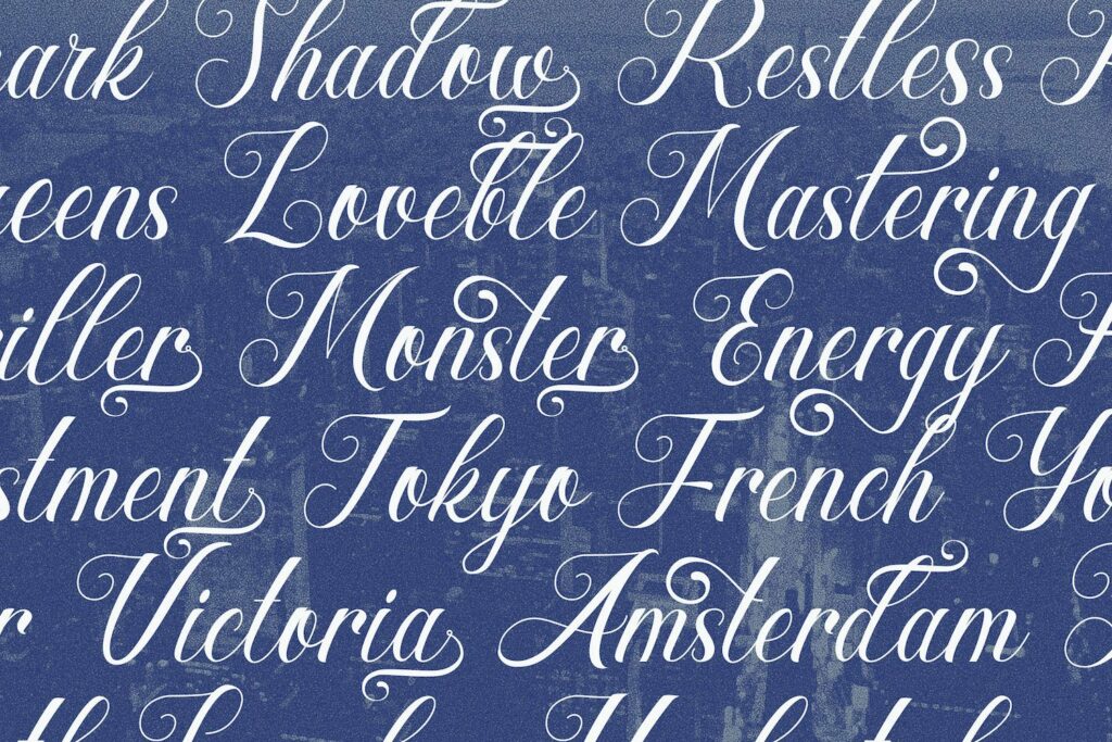 Hesty Aqaky - Modern Script Font Poster 5