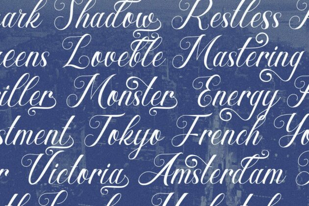 Hesty Aqaky - Modern Script Font Poster 5