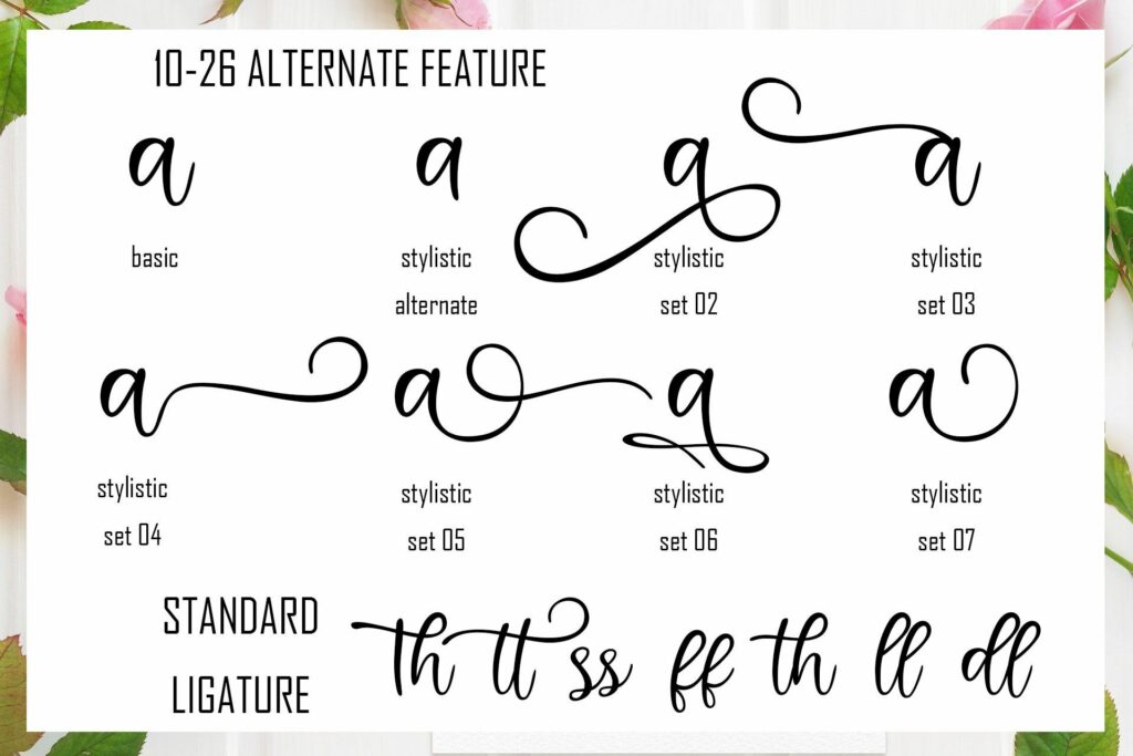 Hinatta Beauty Script Font Poster 4