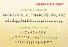 Holiday Cheer Duo Font Poster 1