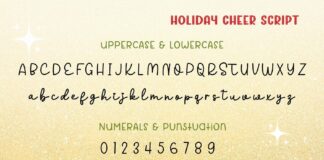 Holiday Cheer Duo Font Poster 1