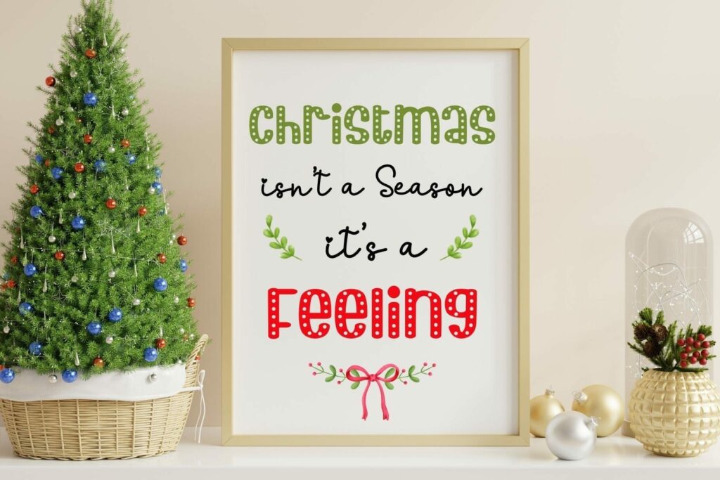Holiday Cheer Duo Font Poster 2