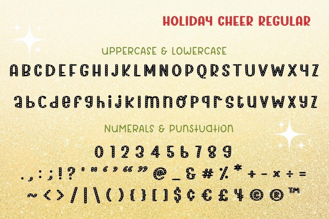 Holiday Cheer Duo Font Poster 6