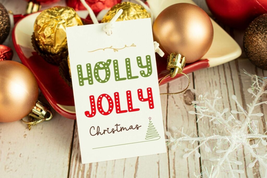 Holiday Cheer Duo Font Poster 8