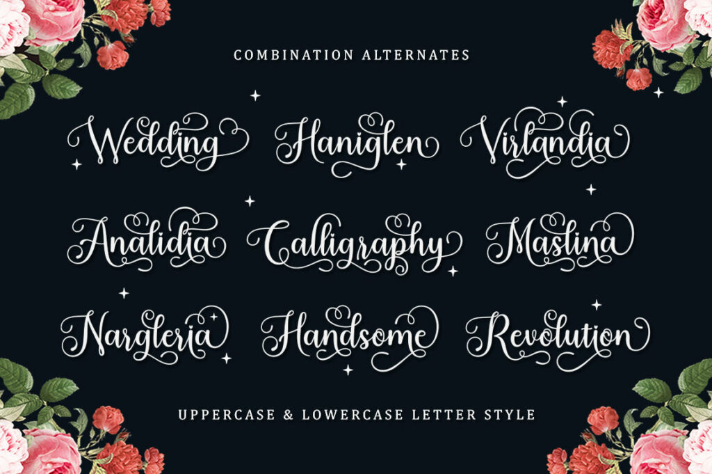 Holiday Meladine - Script Font Poster 2