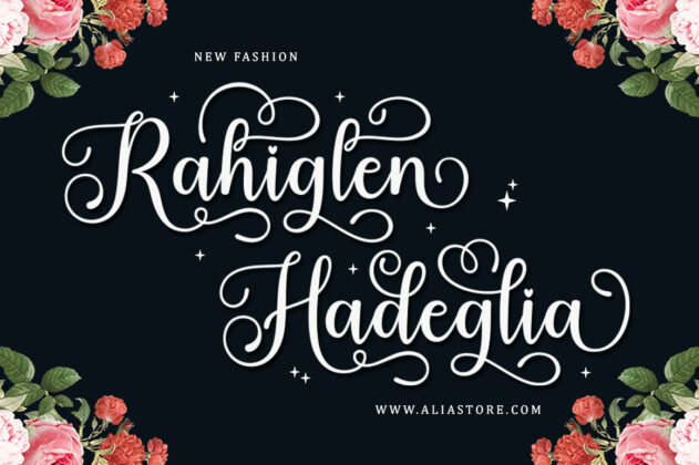 Holiday Meladine - Script Font Poster 4