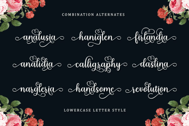 Holiday Meladine - Script Font Poster 5