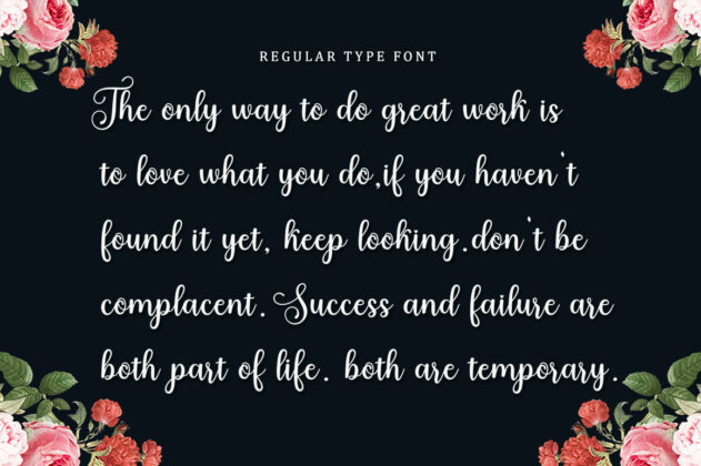 Holiday Meladine - Script Font Poster 6