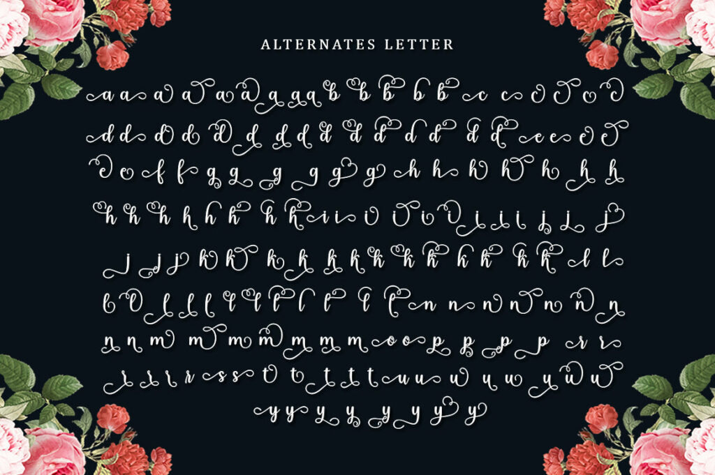 Holiday Meladine - Script Font Poster 7