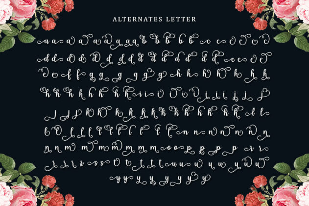 Holiday Meladine - Script Font Poster 7