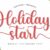 Holiday Start