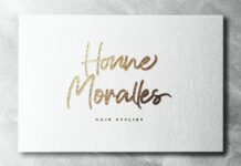 Honilley - Handwritten Font Poster 1