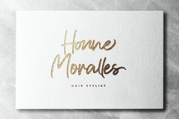 Honilley - Handwritten Font Poster 1