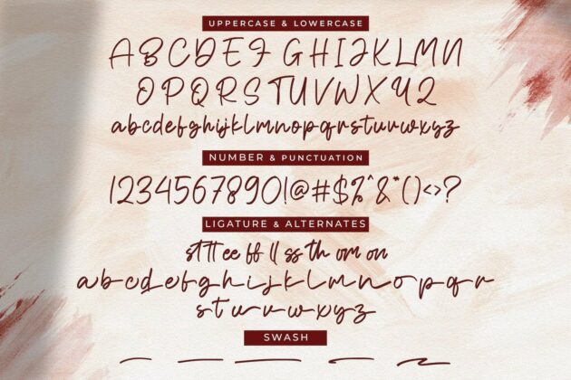 Honilley - Handwritten Font Poster 8