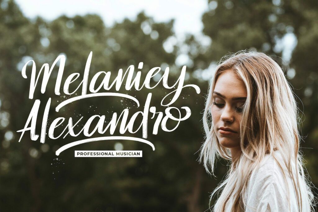 Hontizema - Handwritten Font Poster 3