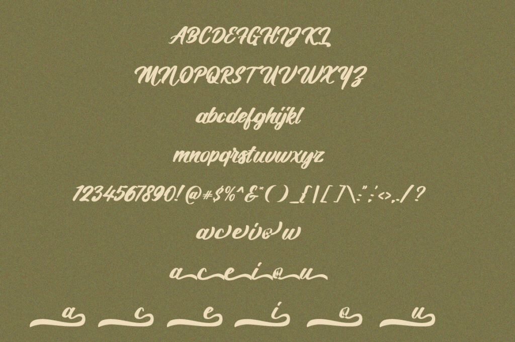 Hotline - Calligraphy Font Poster 1