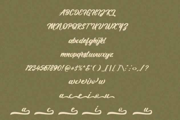 Hotline - Calligraphy Font Poster 1