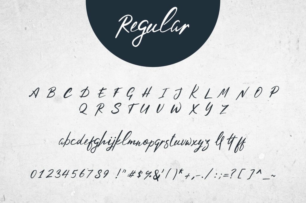 Hysteria Script - 2 styles Poster 8