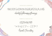 Indian Feather Beautiful Handdrawn Font Poster 1