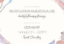 Indian Feather Beautiful Handdrawn Font Poster 1