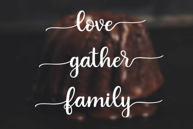 Indulgence - A handlettered script font Poster 4