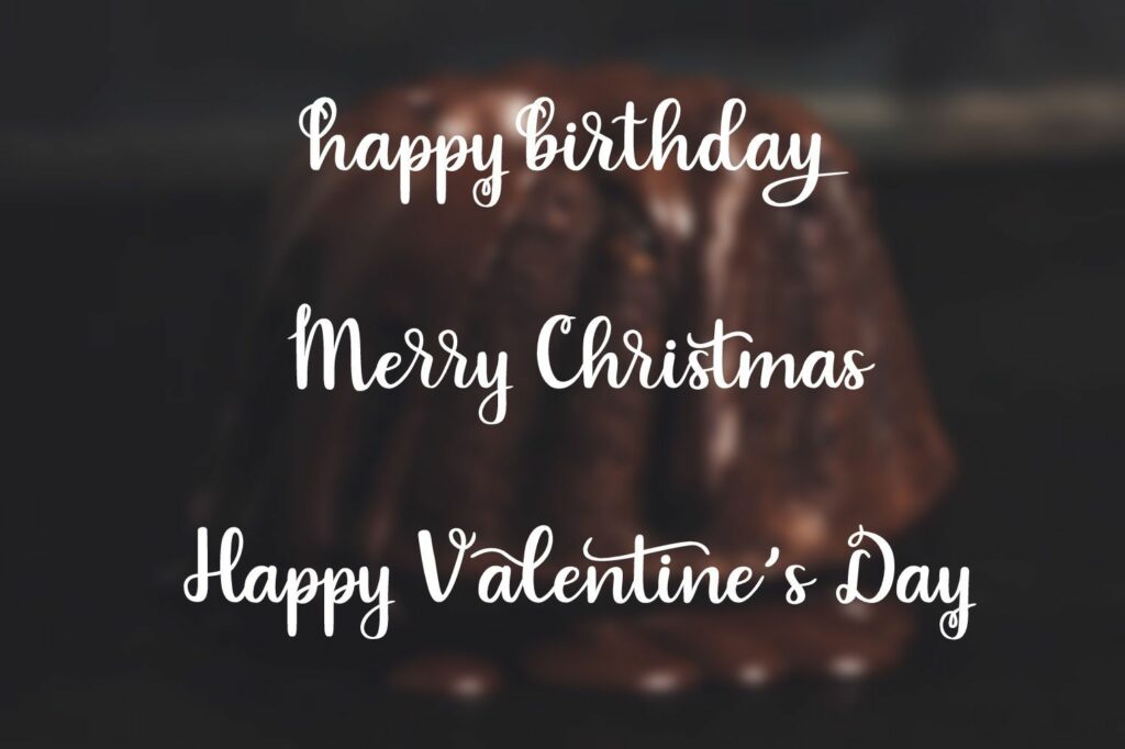 Indulgence - A handlettered script font Poster 5