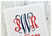 Intertwined Monogram Embroidery Fonts Machine Letters Designs - Intertwined Monogram Design - BX Monogram Fonts - 10 Sizes Poster 1