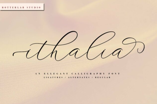 Ithalia Script Poster 4
