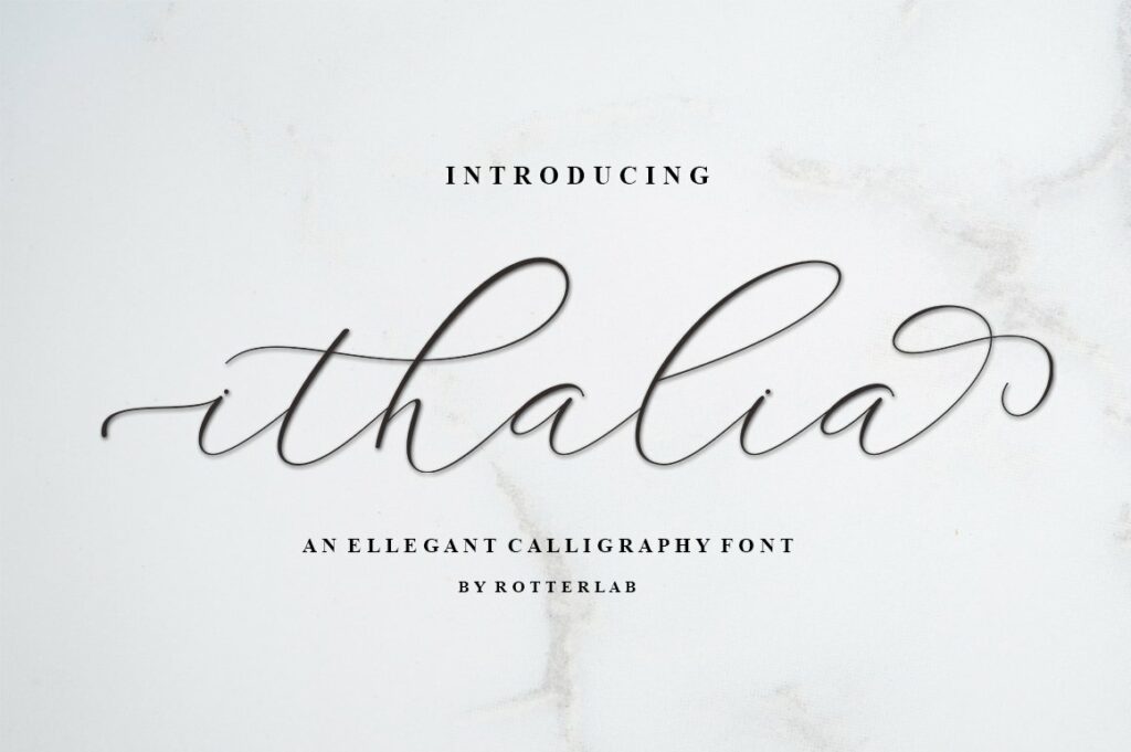 Ithalia Script Poster 5