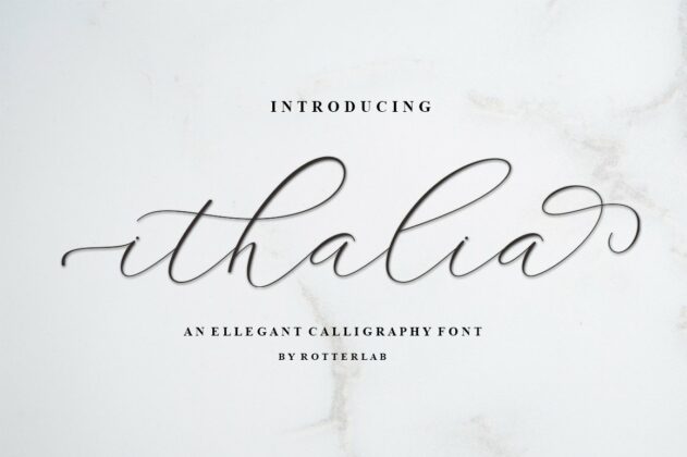 Ithalia Script Poster 5