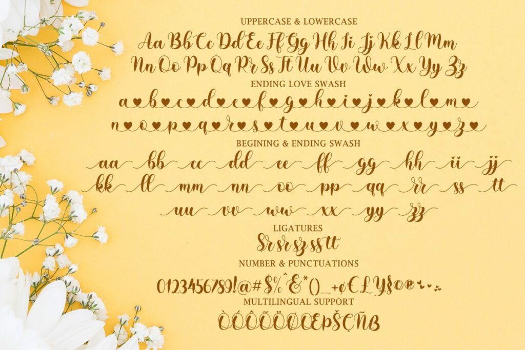jacky betty | Lovely Calligraphy Poster 5
