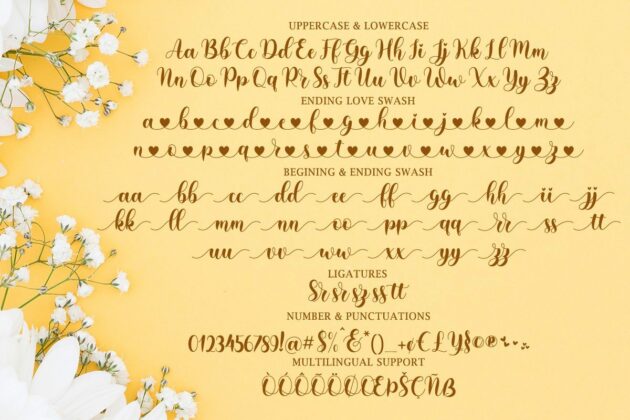 jacky betty | Lovely Calligraphy Poster 5