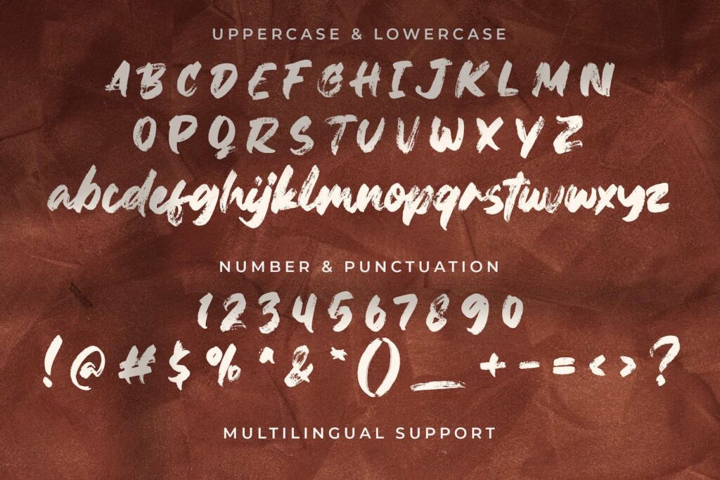 Janji Dilan - Textured Brush Font Poster 2