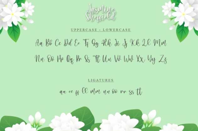 Jasmine Sheffield a Chic Sensual Script Poster 5