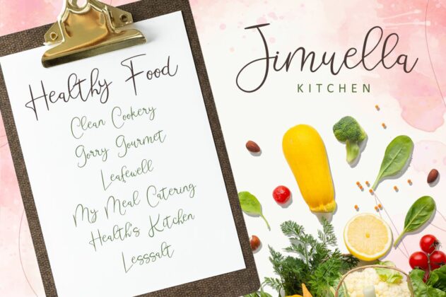 Jimuella - Modern Casual Script Poster 1