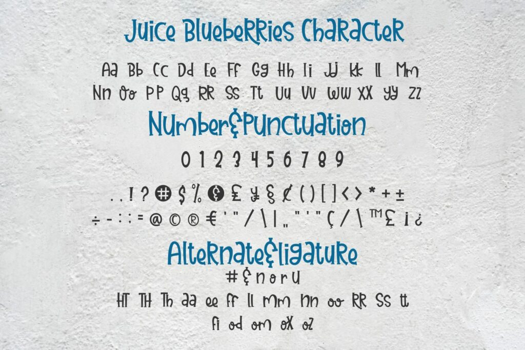Juice Blueberries Poster 1