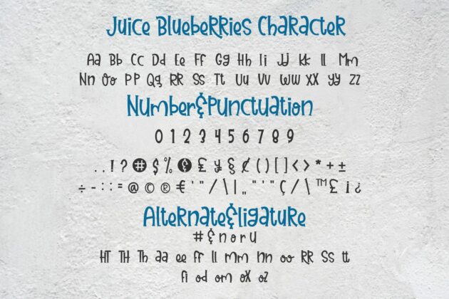 Juice Blueberries Poster 1