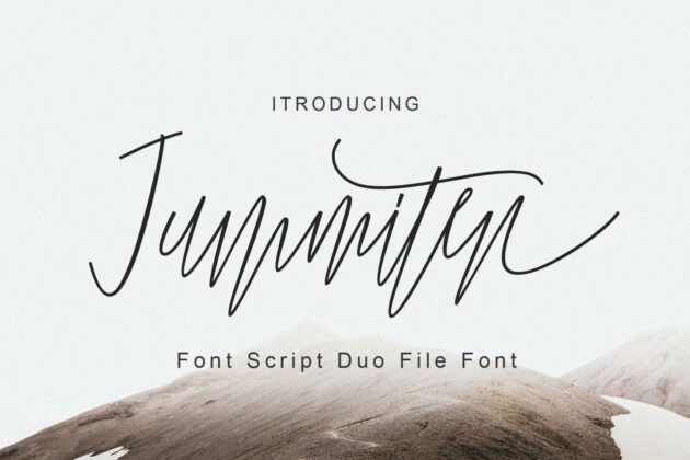 Jummiten Font Duo Poster 5