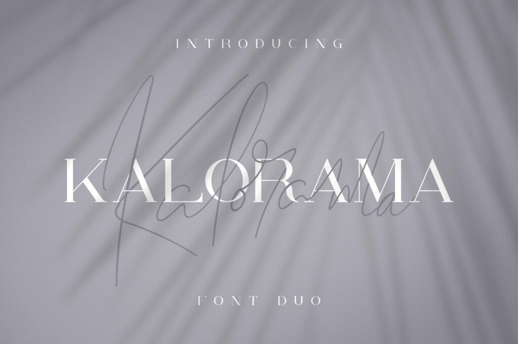 Kalorama - Font duo Poster 6